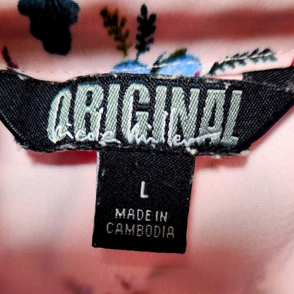 Original Nicole Miller Pink Sleeveless V-Neck Sundress-Size L - Picture 12 of 13